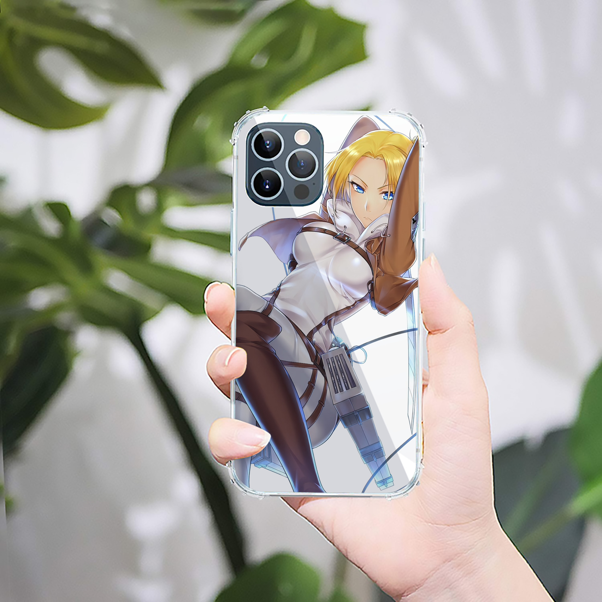 （画像用） 進撃の巨人 Attack on Titan 【iPhone 12シリーズ対応】透明スマホケース（クリアソフトケース）